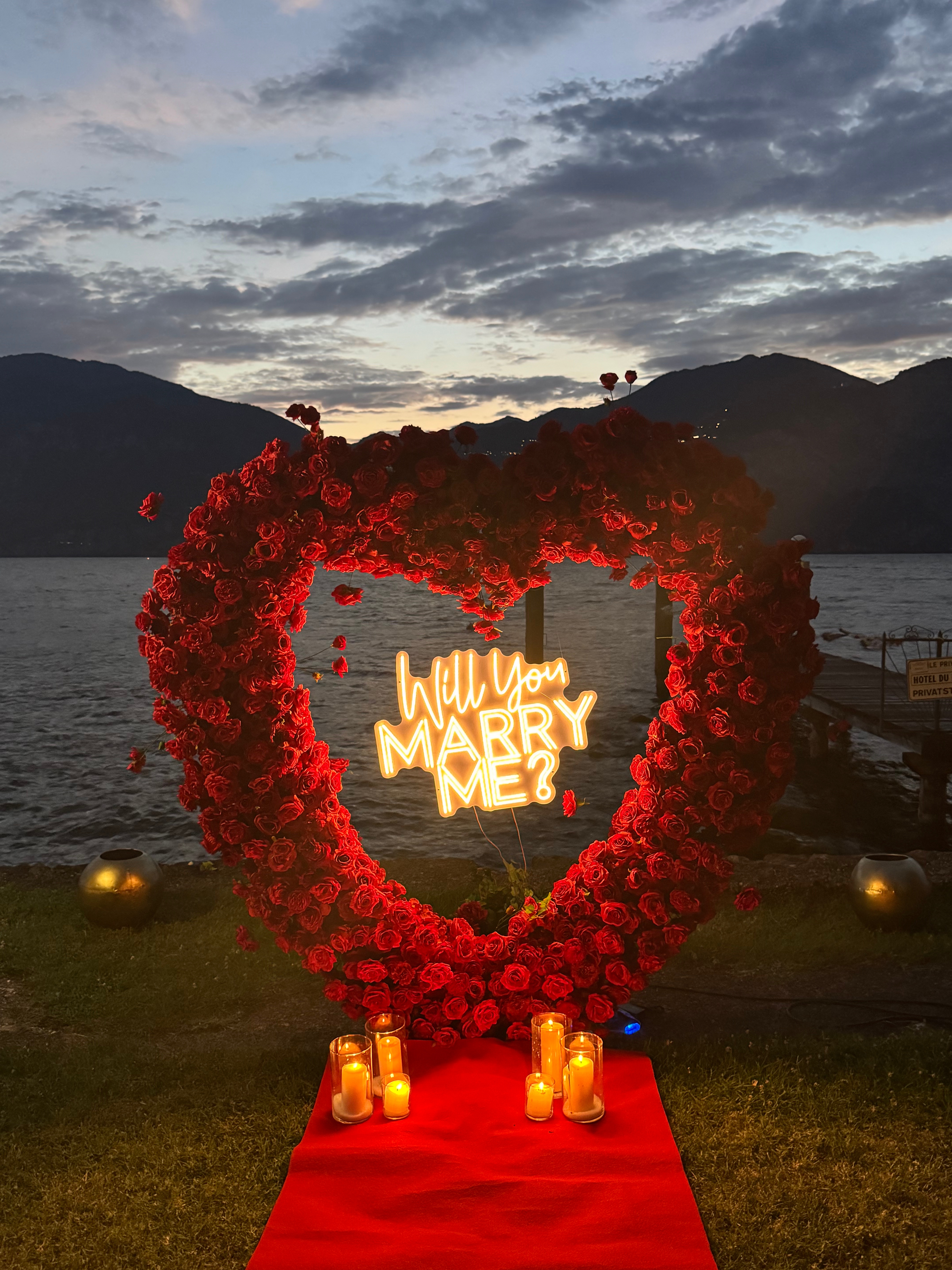 Why a Decorated Proposal in Lake Garda Is Unforgettable